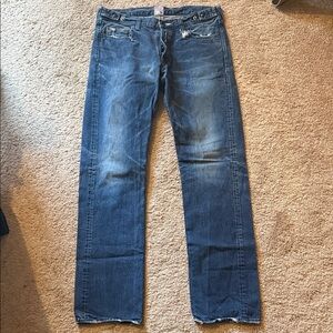 PRPS Classic Straight-Leg Blue Jeans